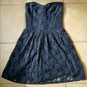 Abercrombie & Fitch Navy strapless dress